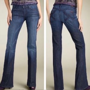 NWT Women’s 7 For All Mankind Flynt Flare Trouser Jeans Size 28 X 34